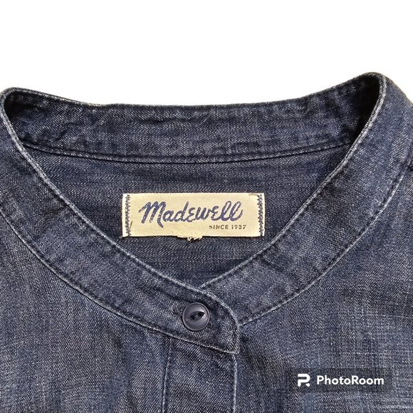 Madewell Blue Denim Dress - Picture 3 of 5